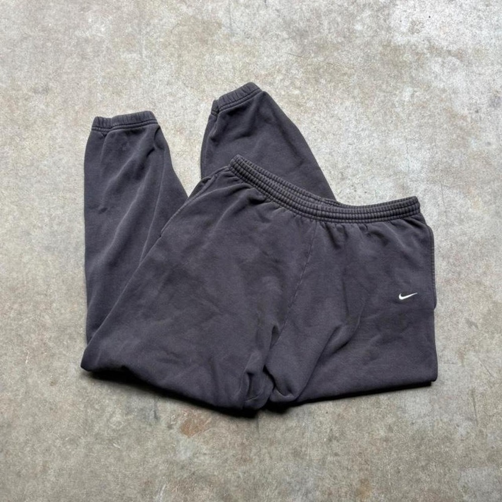 Vintage 90s Nike black sweatpants with drawstring waist  Size men's medium